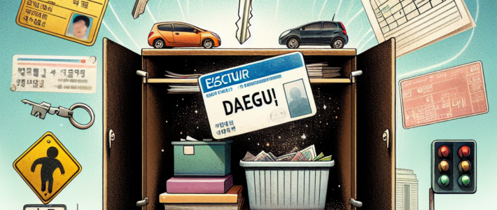 대구에서 10년 장롱면허 탈출기! 대구운전연수